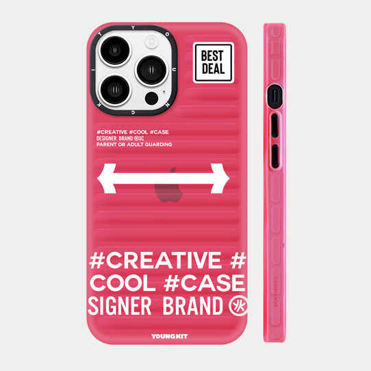 YoungKit Luggage FireFly Serisi iPhone 13 Pro Max Telefon Kılıfı - 2 YoungKit Luggage FireFly Serisi iPhone 13 Pro Max Telefon Kılıfı - 2